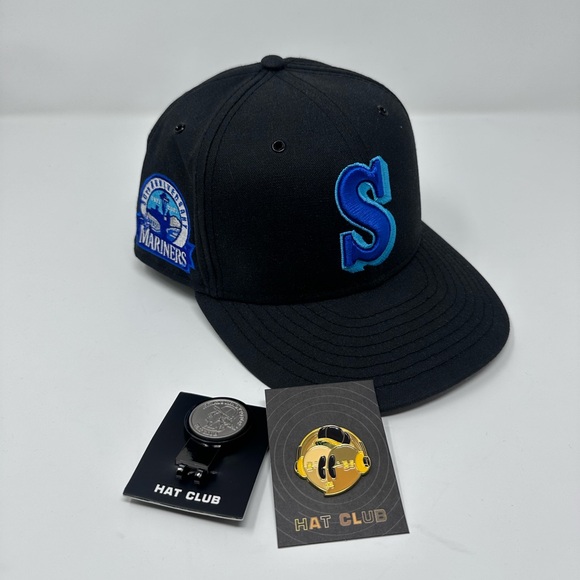 Hat Club Seattle Mariners “Vinyl Pack” Fitted Hat Size 7 3/8 - Picture 2 of 7